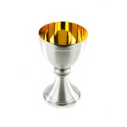 Cálice Prateado com Pormenores Trabalhados