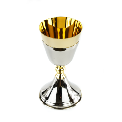 Cálice Prateado e Dourado