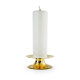 Castiçal Dourado com Vela de Cera Liquida Castiçal Dourado com Vela de Cera Liquida