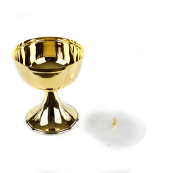 Píxide Dourada com Tampa em Acrílico